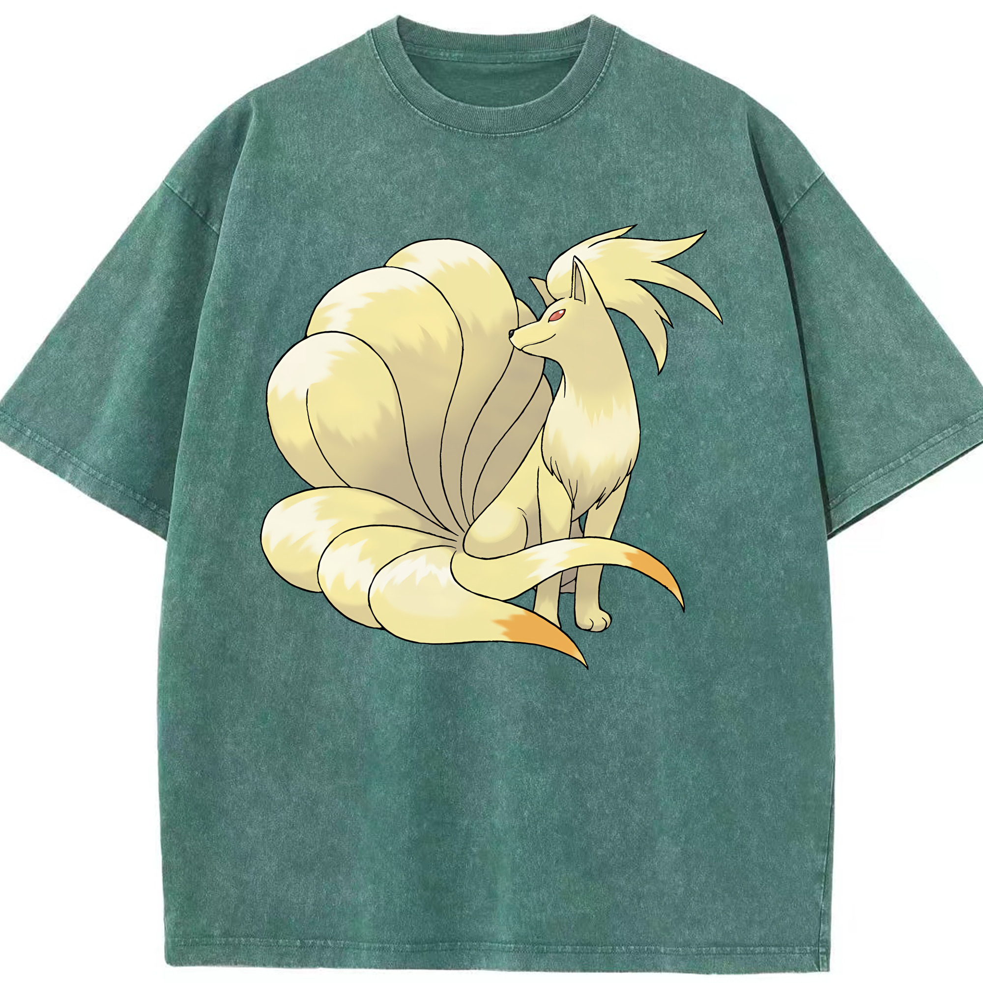 （画像用） ポケットモンスター Pokémon 綿100% ヴィンテージ風 半袖Tシャツ（フロントプリント）